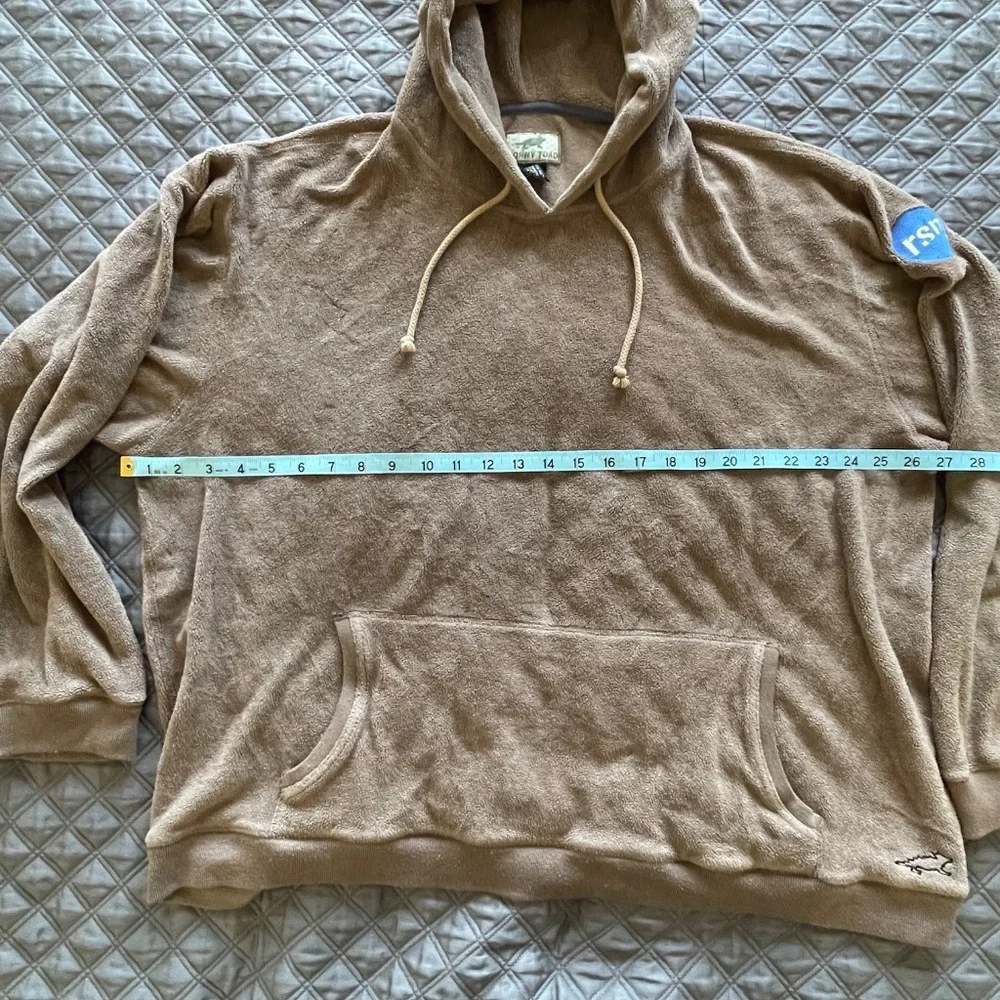 Horny Toad Fleece Pullover Hoodie Men’s Large Brown Casual Outdoor - Picture 6 of 8